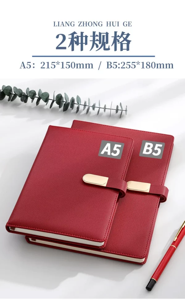 Customized Stationery Notebook for Corporate PromotionPersonalized PU Leather Cover, Useful for Daily Tasks, Low Budget Friendly - Image 6