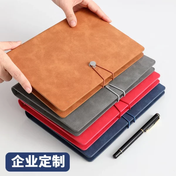 Personalized Hardcover Journal Notebook for Promotion GiftsCustom PU Leather Cover, Useful for Extensive Notetaking, Budget Option - Image 4