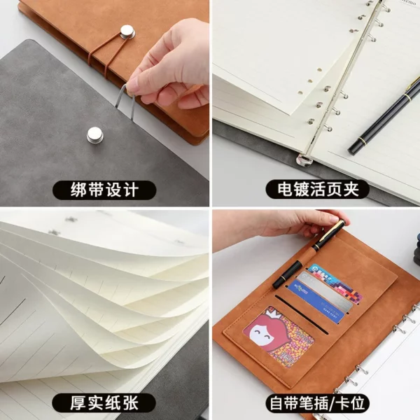 Personalized Hardcover Journal Notebook for Promotion GiftsCustom PU Leather Cover, Useful for Extensive Notetaking, Budget Option - Image 6