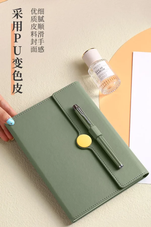 Personalized Blank Page Notebook for Artistic PromotionCustom PU Leather Cover, Useful for Sketching & Ideas, Affordable Gift - Image 4