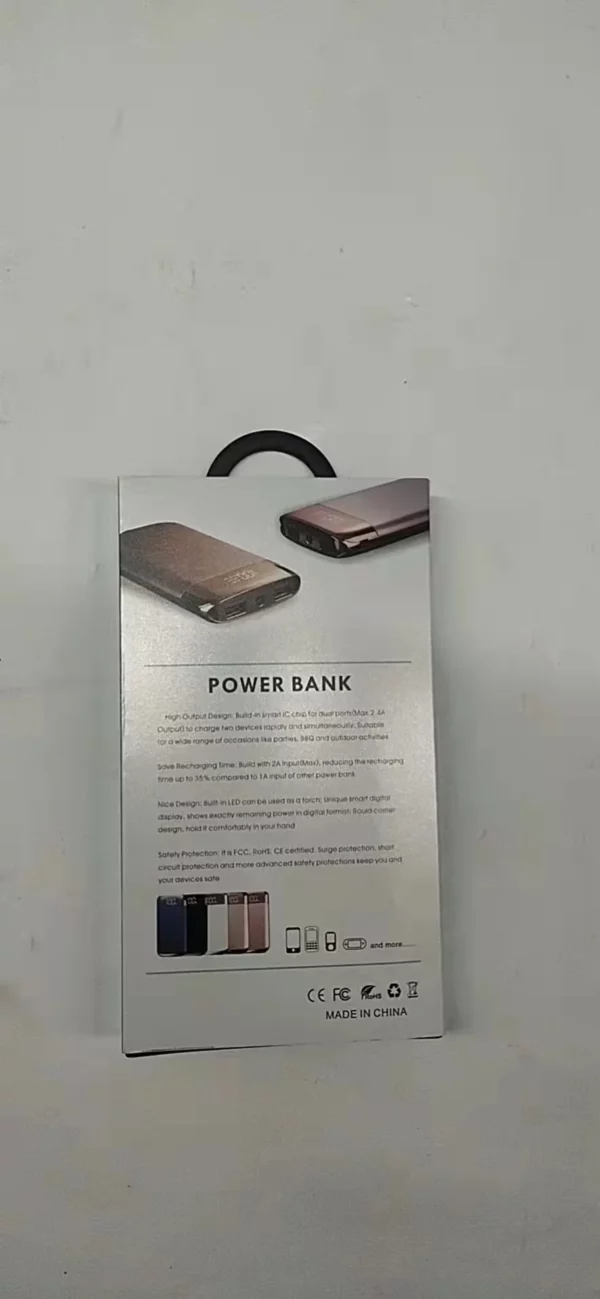 Large Capacity Digital Display Power Bank - 10000mAh Ultra-Fast Output - Image 4