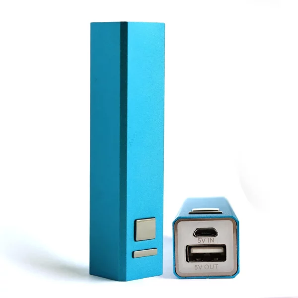 Sleek Metal Mini Power Bank - 2200mAh Compact Gift - Image 2