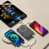 Light-Up Logo Power Bank - 10000mAh Fast Charging with Built-in Cables - Image 7