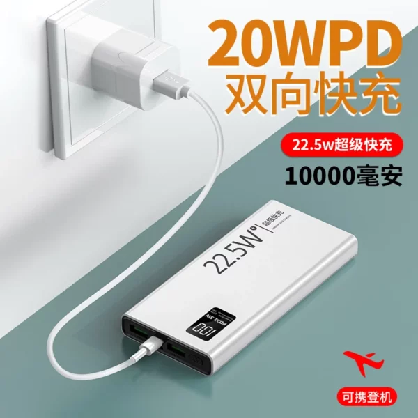 PD20W Wireless Fast Charger - 10000mAh 15W Multi-Color - Image 8