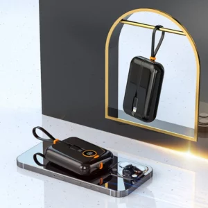 Desktop Wireless Charging Power Bank - 10000mAh 22.5W+15W Output