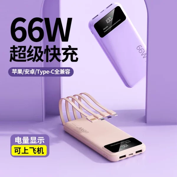 Compact Mini Power Bank - 10000mAh Multi-Color Fast Charge - Image 3