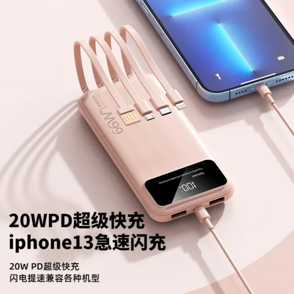Compact Mini Power Bank - 10000mAh Multi-Color Fast Charge - Image 5