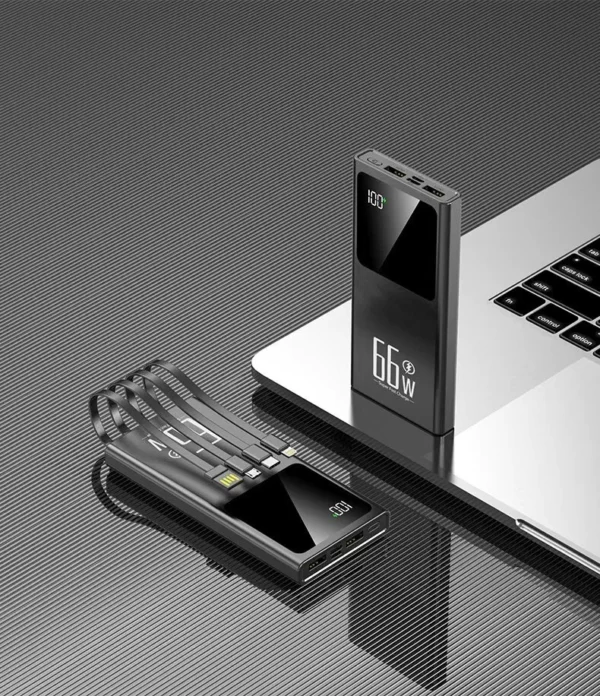 Small & Colorful Power Bank - 10000mAh Multi-Port Fast Charger