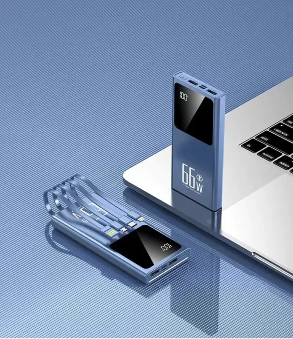 Small & Colorful Power Bank - 10000mAh Multi-Port Fast Charger - Image 2