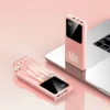 Small & Colorful Power Bank - 10000mAh Multi-Port Fast Charger - Image 3