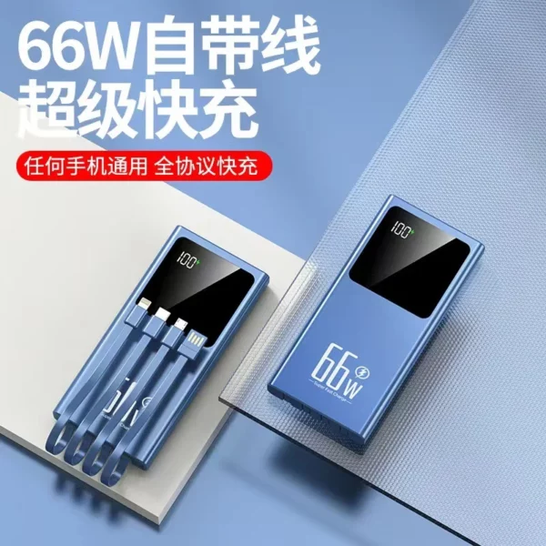 Small & Colorful Power Bank - 10000mAh Multi-Port Fast Charger - Image 6