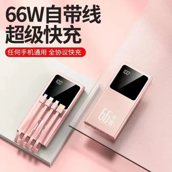 Small & Colorful Power Bank - 10000mAh Multi-Port Fast Charger - Image 7