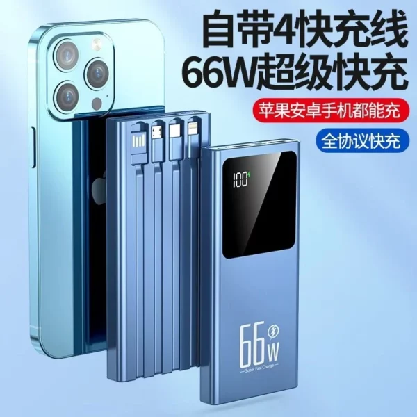 Small & Colorful Power Bank - 10000mAh Multi-Port Fast Charger - Image 8