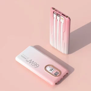 Mini Square Power Bank - 10000mAh 22.5W High Current Output