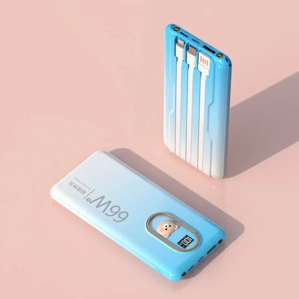 Mini Square Power Bank - 10000mAh 22.5W High Current Output - Image 4