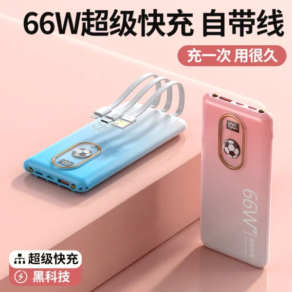Mini Square Power Bank - 10000mAh 22.5W High Current Output - Image 8