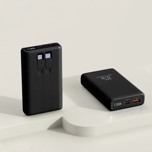 Large Capacity Solar Power Bank - 20000mAh Dual Output