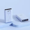 Large Capacity Solar Power Bank - 20000mAh Dual Output - Image 3