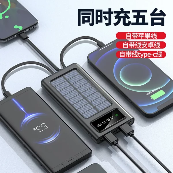 Ultra-High Capacity Outdoor Power Bank - 30000mAh 22.5W PD Fast Charge - Image 4