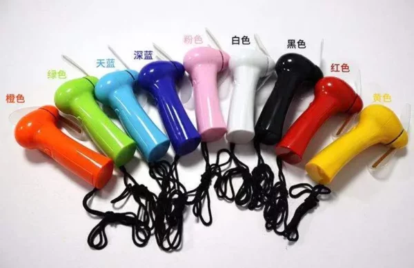ABS Battery-Powered Mini Desk Fan - 3.5*5.5*11cm (40 Min Runtime, 3*AAA Batteries) - Image 2