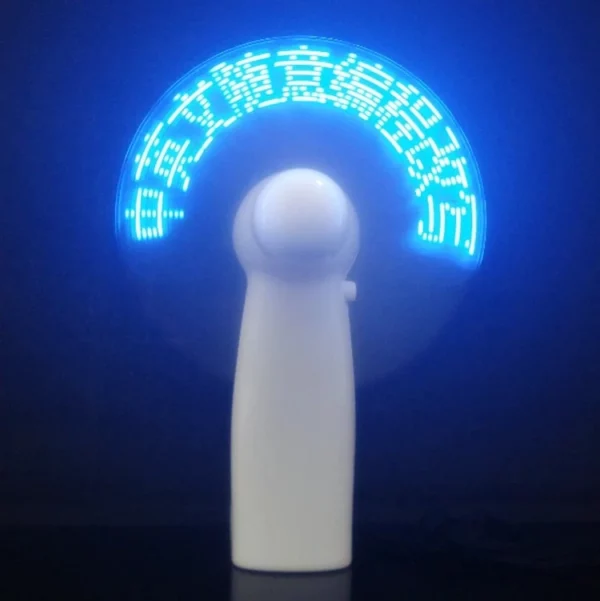ABS Battery-Powered Mini Desk Fan - 3.5*5.5*11cm (40 Min Runtime, 3*AAA Batteries) - Image 3