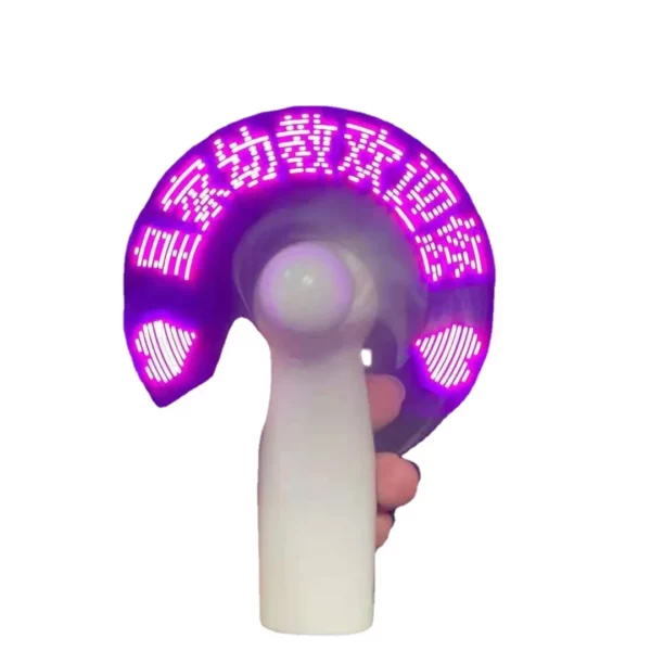 ABS Battery-Powered Mini Desk Fan - 3.5*5.5*11cm (40 Min Runtime, 3*AAA Batteries) - Image 7