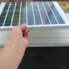 16-Inch Solar-Powered Fan with 18650 Batteries - 9V/12W Panel, 3 Charging Modes (5-13H Runtime) - Image 3