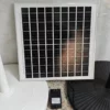 16-Inch Solar-Powered Fan with 18650 Batteries - 9V/12W Panel, 3 Charging Modes (5-13H Runtime) - Image 6