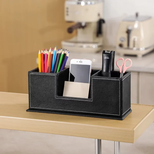 PU Leather + High Density Board Storage Box - OPP Bag Packaging - Image 3