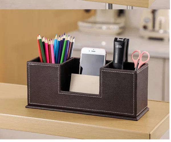 PU Leather + High Density Board Storage Box - OPP Bag Packaging - Image 7