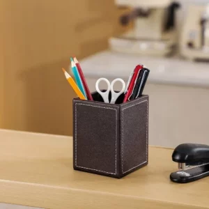 Large PU Leather Organizer Box - 29.5*9.5*11.5cm, 0.58kg - OPP Bag Packed