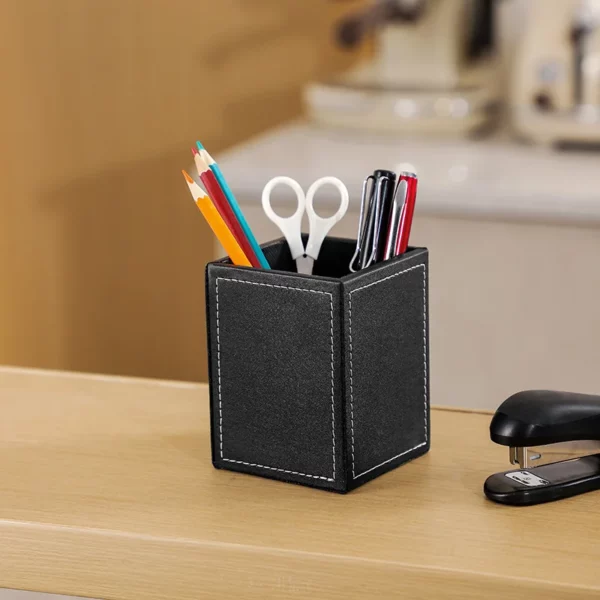 Large PU Leather Organizer Box - 29.5*9.5*11.5cm, 0.58kg - OPP Bag Packed - Image 3