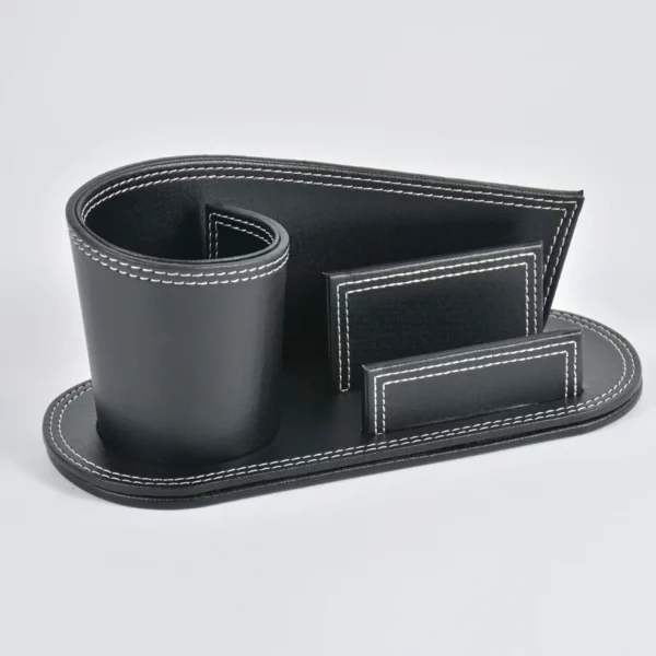 Compact PU Leather Jewelry Box - 8.8*8.8*11.5cm, 0.2kg - OPP Bag Packaging