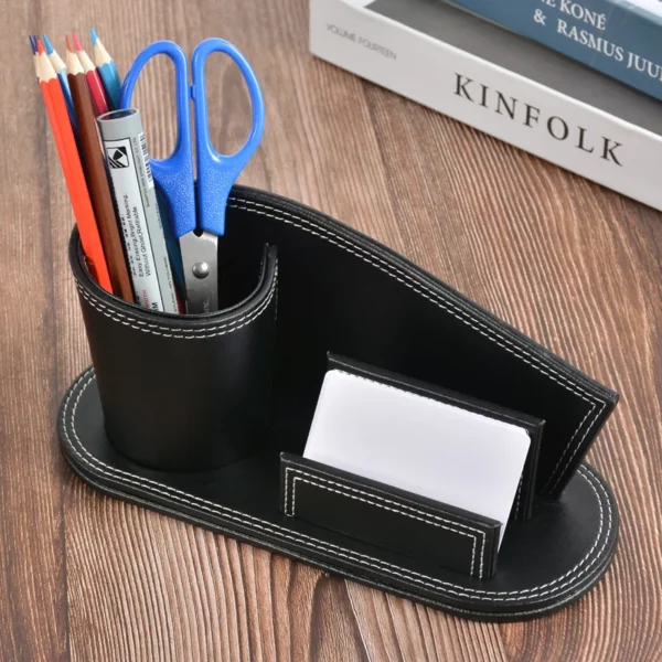 Compact PU Leather Jewelry Box - 8.8*8.8*11.5cm, 0.2kg - OPP Bag Packaging - Image 3