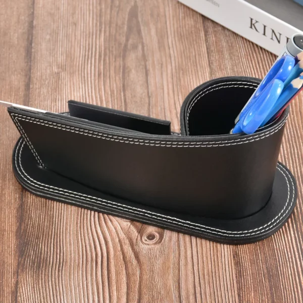 Compact PU Leather Jewelry Box - 8.8*8.8*11.5cm, 0.2kg - OPP Bag Packaging - Image 4