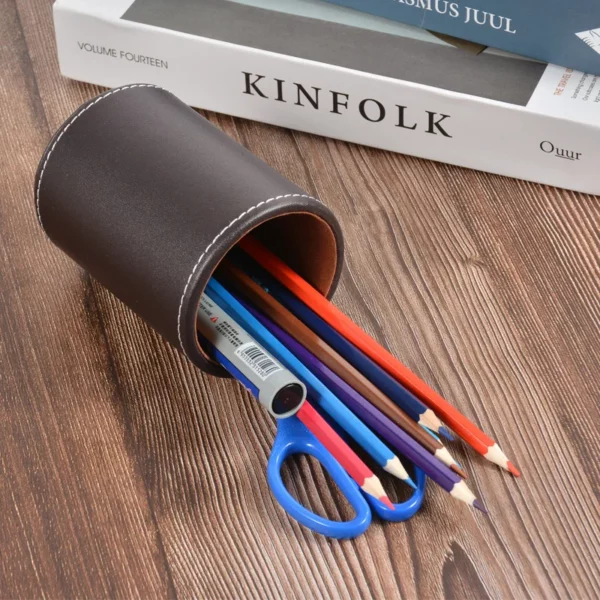 PU Leather Rectangular Storage Container - 24*10*11cm - OPP Bag - Image 3
