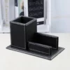 Slim PU Leather Storage Organizer - 21.5*7.5*12cm, 0.2kg - OPP Packaging