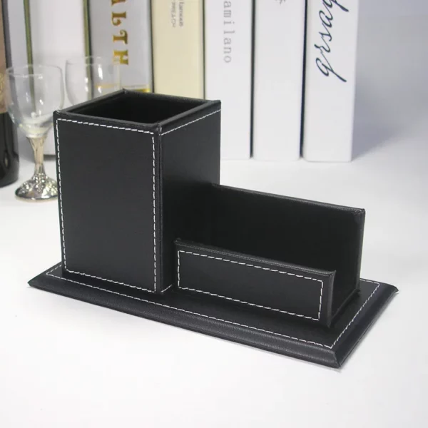 Slim PU Leather Storage Organizer - 21.5*7.5*12cm, 0.2kg - OPP Packaging - Image 6