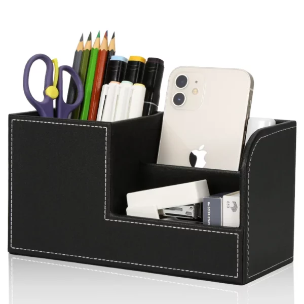 Medium PU Leather Storage Box - 20*10*10.5cm, 0.4kg - OPP Bag - Image 5