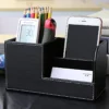 Medium PU Leather Storage Box - 20*10*10.5cm, 0.4kg - OPP Bag - Image 6