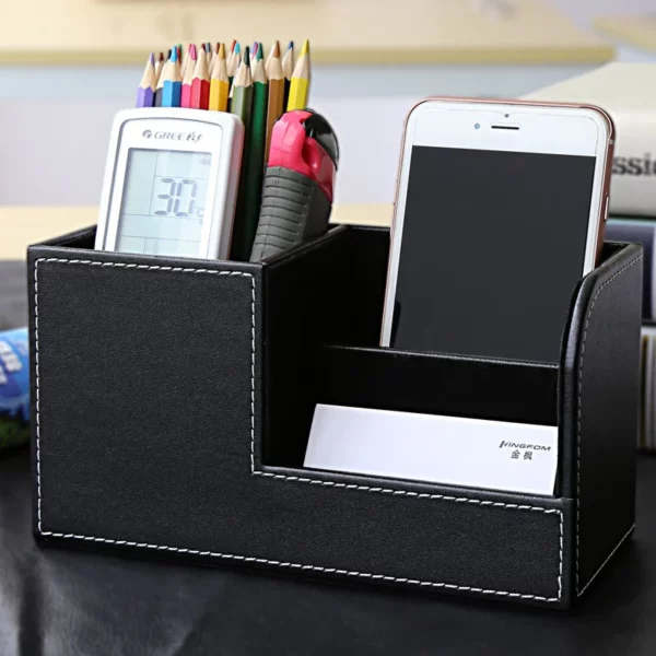 Medium PU Leather Storage Box - 20*10*10.5cm, 0.4kg - OPP Bag - Image 6