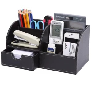 Large PU Leather Decorative Box - 22.5*10*12cm, 0.4kg - OPP Packaging