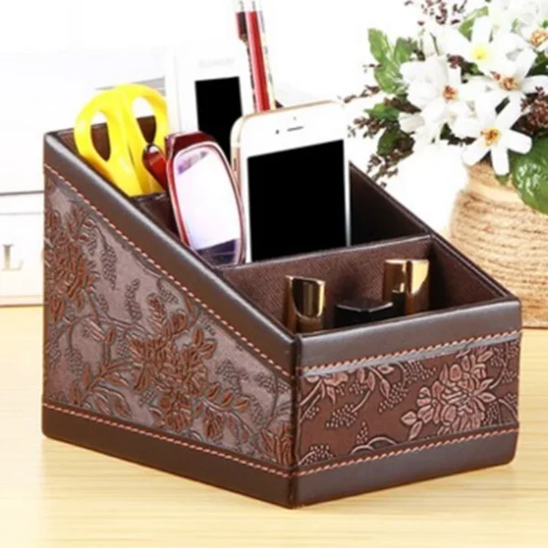 PU Leather Multi-Purpose Storage Box - 22.5*10*12cm - OPP Bag - Image 2