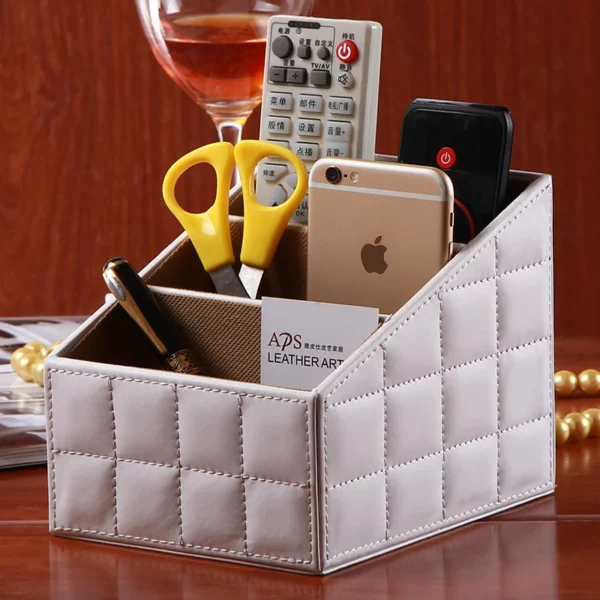 PU Leather Multi-Purpose Storage Box - 22.5*10*12cm - OPP Bag - Image 6