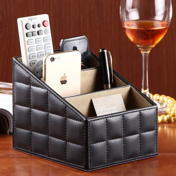 PU Leather Multi-Purpose Storage Box - 22.5*10*12cm - OPP Bag - Image 7