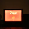 Light up logo mutil-function pen holder desk decoration photo alumn - Image 6