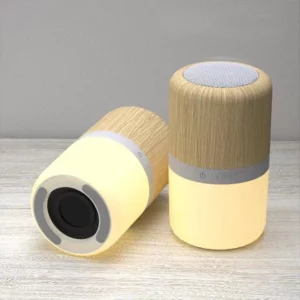 Wooden Bluetooth Speaker - 104×63×63mm, 5W Output (1H Playtime)