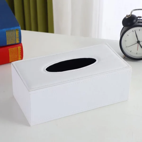 3-Size PU Leather Tissue Box Cover Set - Large:24*12*9.5cm, Medium:20*12*9.5cm, Small:17*12*8cm - Image 3
