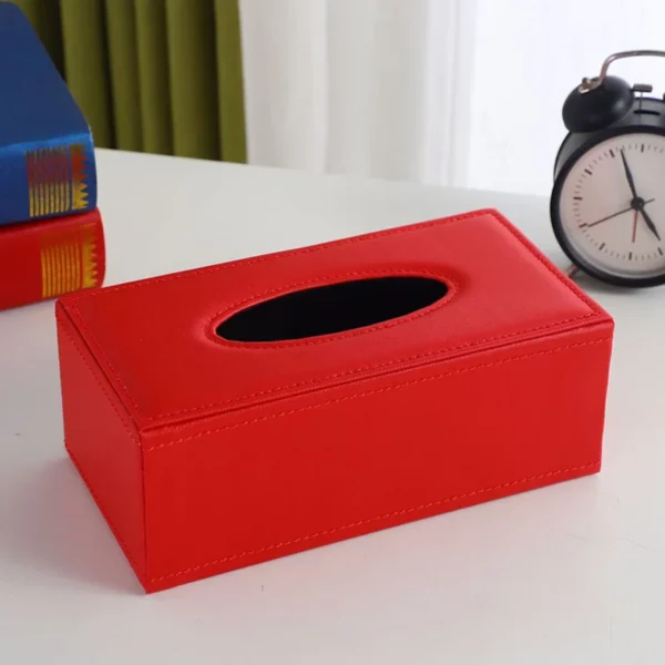 3-Size PU Leather Tissue Box Cover Set - Large:24*12*9.5cm, Medium:20*12*9.5cm, Small:17*12*8cm - Image 5