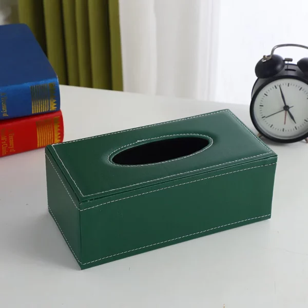 3-Size PU Leather Tissue Box Cover Set - Large:24*12*9.5cm, Medium:20*12*9.5cm, Small:17*12*8cm - Image 6